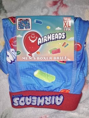 Men’s Blue Airheads Boxer Briefs - XL